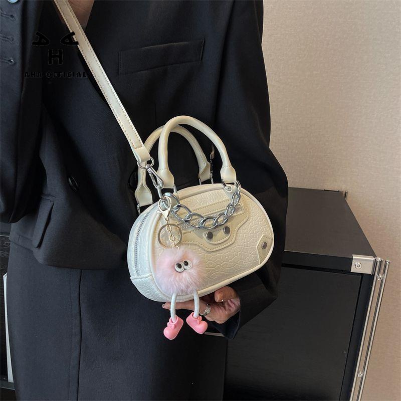 Túi Xách Đeo Vai Hình Vuông Cỡ Nhỏ Phối Dây Đeo Sợi Xích Phong Cách Phương Tây Thời Trang Cao Cấp Cho