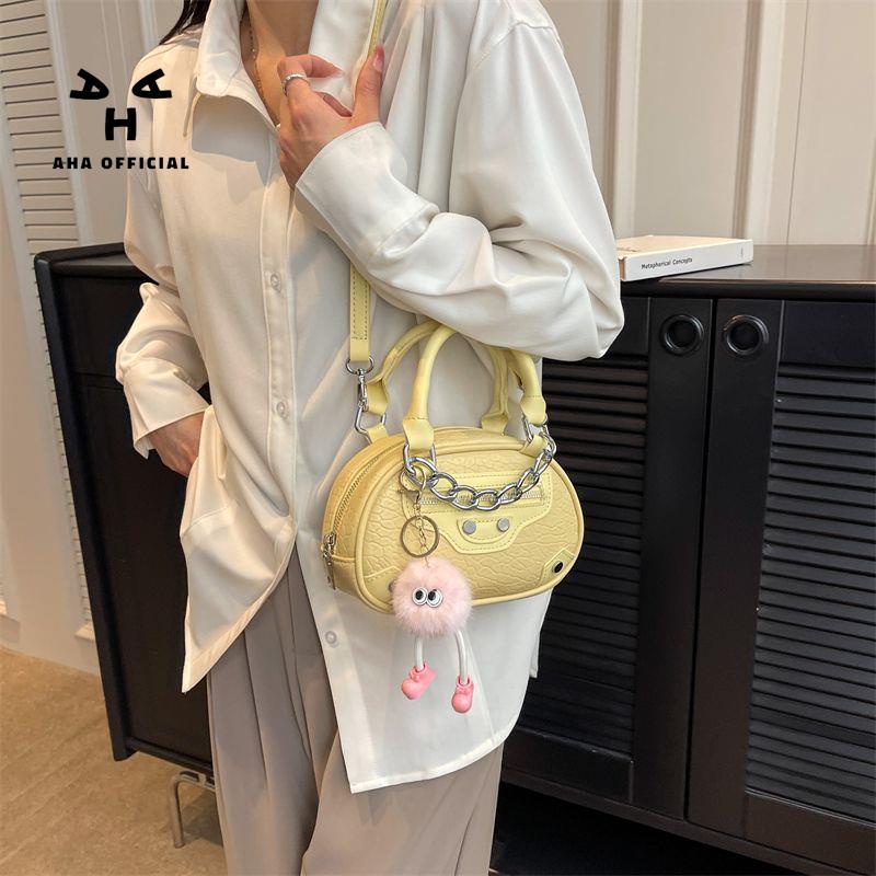 Túi Xách Đeo Vai Hình Vuông Cỡ Nhỏ Phối Dây Đeo Sợi Xích Phong Cách Phương Tây Thời Trang Cao Cấp Cho