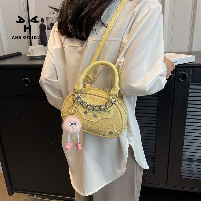 Túi Xách Đeo Vai Hình Vuông Cỡ Nhỏ Phối Dây Đeo Sợi Xích Phong Cách Phương Tây Thời Trang Cao Cấp Cho