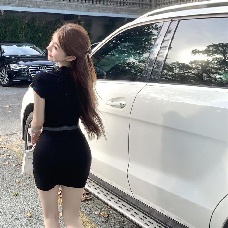 Áo Nữ Tay Ngắn Cổ Cao Thời Trang Quyến Rũ