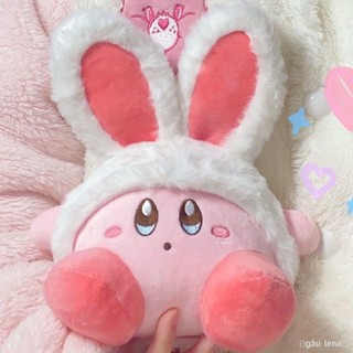 Búp bê ngôi sao Kirby Tai thỏ Hoạt hình Đồ chơi búp bê sang trọng Búp bê đầu to Quà tặng Búp bê ngôi sao Kirby