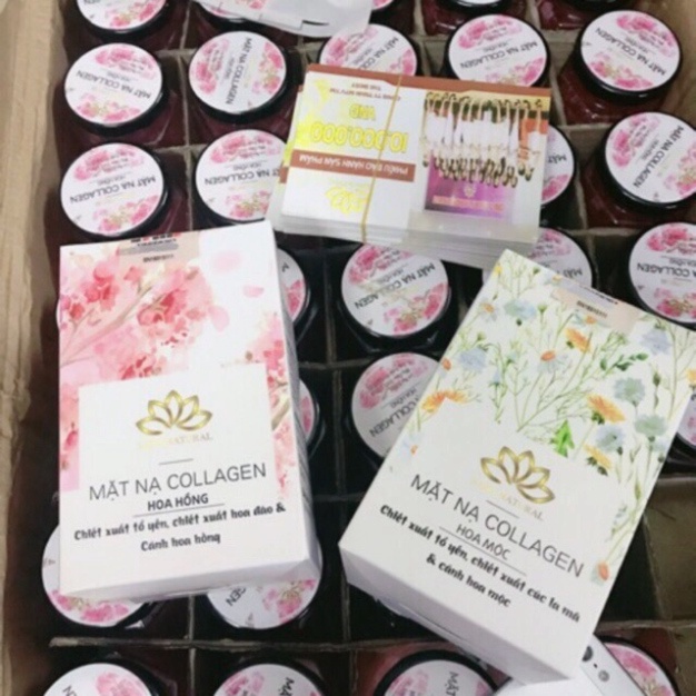 Mặt nạ yến tươi Collagen Ướp hoa 100ml