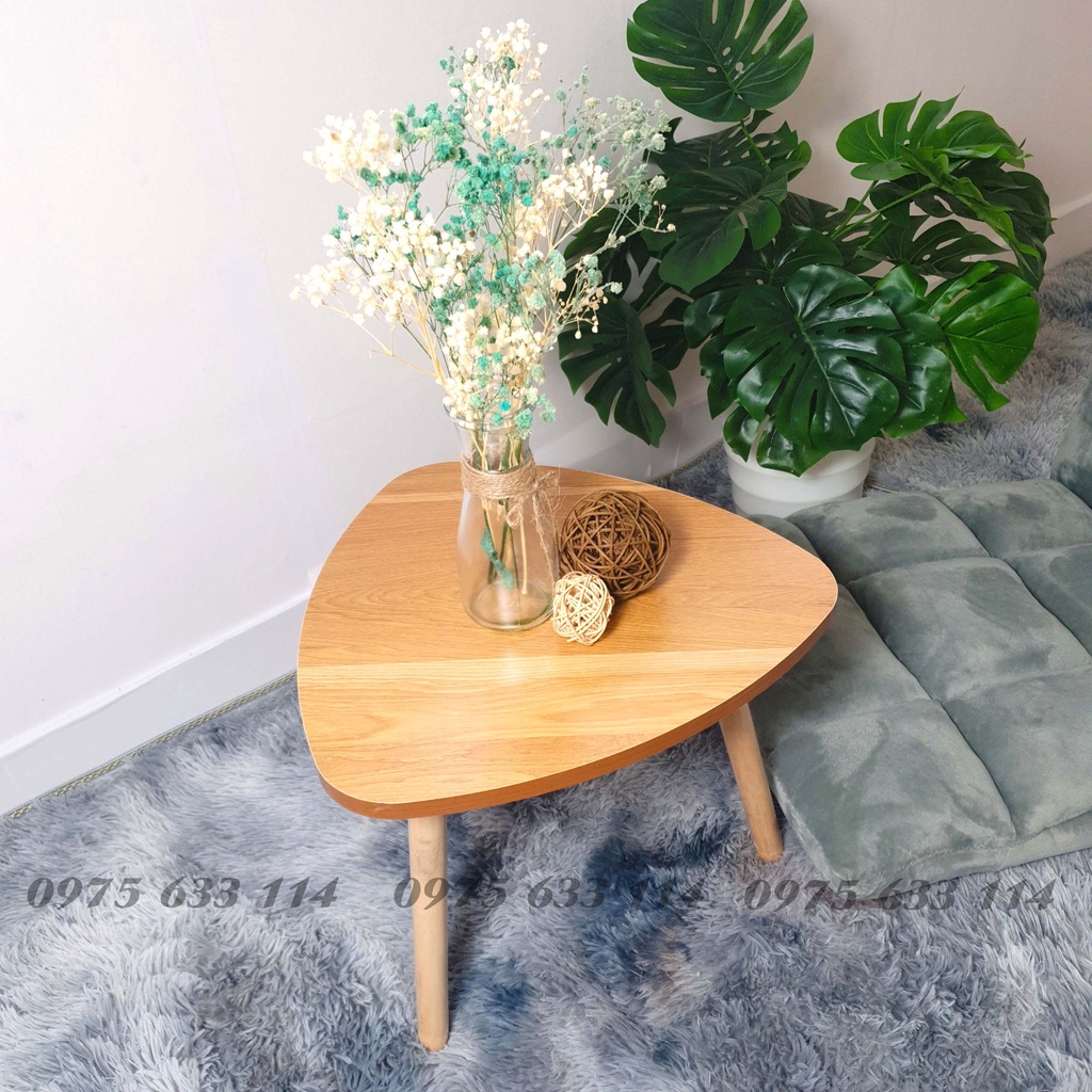 Bàn trà sofa 💝FREESHIP💝 Bàn ngồi bệt gỗ 40*40 chân xoáy dùng decor phòng ngủ ,uống trà siêu xinh