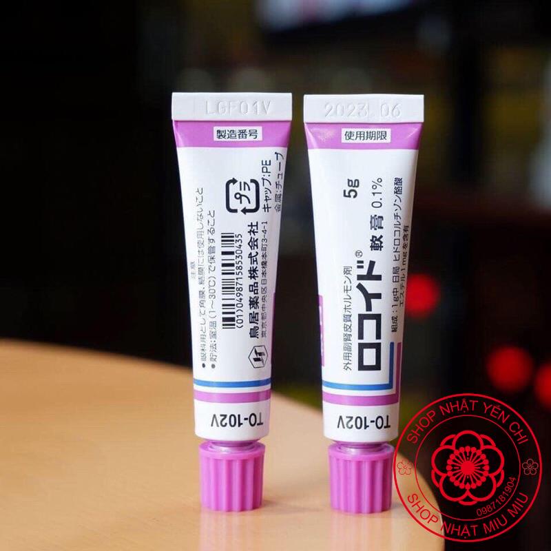 Kem bôi vết đốt côn trùng, muỗi đốt Rokoito Locoid Ointment 5g