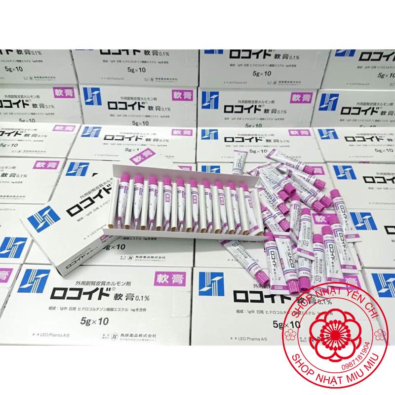 Kem bôi vết đốt côn trùng, muỗi đốt Rokoito Locoid Ointment 5g