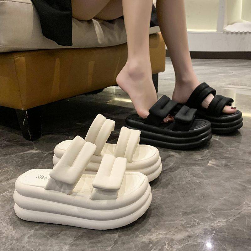 Dép Cao Gót Đi Biển Đế Dày Phong Cách Mới Mùa Hè Cho Nữ