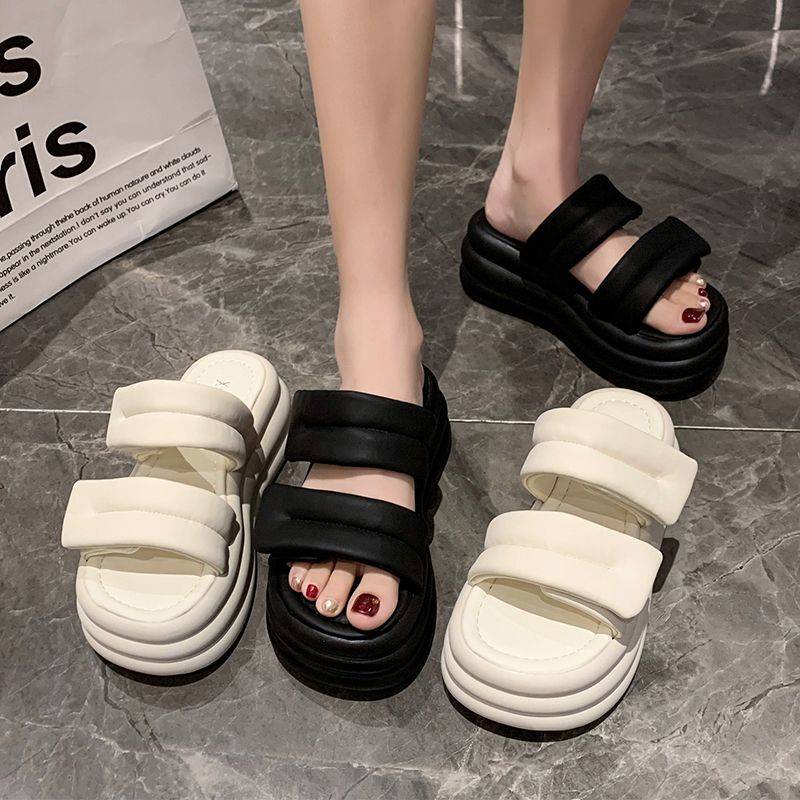 Dép Cao Gót Đi Biển Đế Dày Phong Cách Mới Mùa Hè Cho Nữ