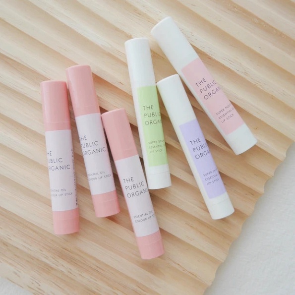Son dưỡng hữu cơ Nhật Bản The Public Organic Super Shiny Lip 3.3g 100% thiên nhiên, danh được cho bà bầu, trẻ nhỏ