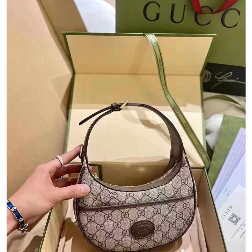 Túi xách đeo vai kẹp nách,túi xách đeo vai GUCC HORSEBIT 1955, full box nguyên seal, bảo hành 6 tháng