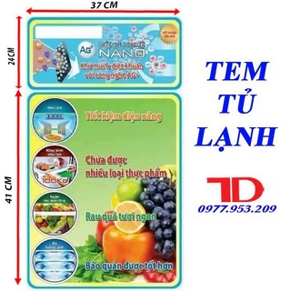 Miếng dán tủ lạnh, tem dán trang trí tủ lạnh mẫu 1