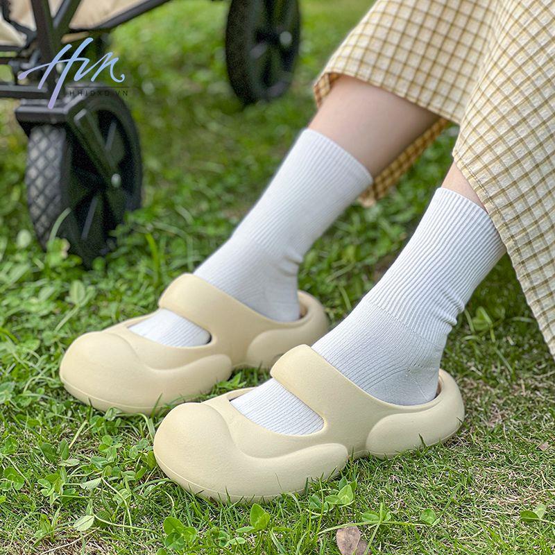 Giày Búp Bê Đế Dày Đục Lỗ Dễ Thương Thời Trang Mùa Hè Cho Bạn Gái