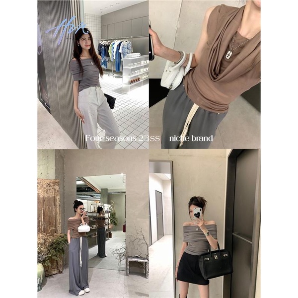 Áo Hai Dây Dáng Ôm Thời Trang Mùa Hè Cho Nữ