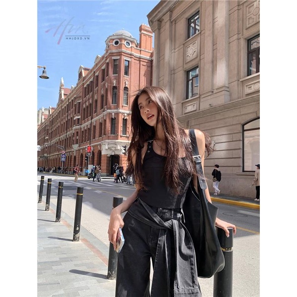 Áo Hai Dây Dáng Ôm Ngắn Phong Cách Thời Trang Mới Mùa Hè Dành Cho Bạn Nữ