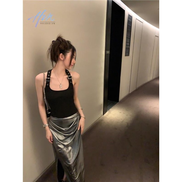 Áo Hai Dây Dáng Ôm Ngắn Phong Cách Thời Trang Mới Mùa Hè Dành Cho Bạn Nữ