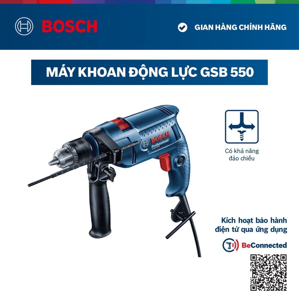 Máy khoan động lực Bosch GSB 550