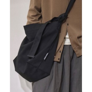 Túi Xách canvas Cỡ Lớn Màu Đen Phong Cách Harajuku Nhật Bản