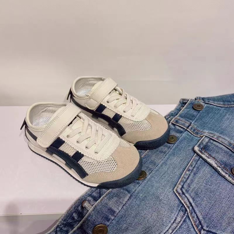 Giày Thể Thao Đế Mềm Siêu Nhẹ Phối Lưới Thoáng Khí Thời Trang Xuân Hè Cho Bé