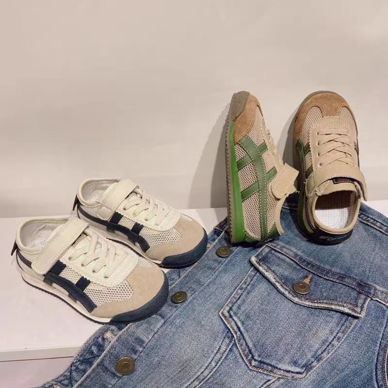 Giày Thể Thao Đế Mềm Siêu Nhẹ Phối Lưới Thoáng Khí Thời Trang Xuân Hè Cho Bé