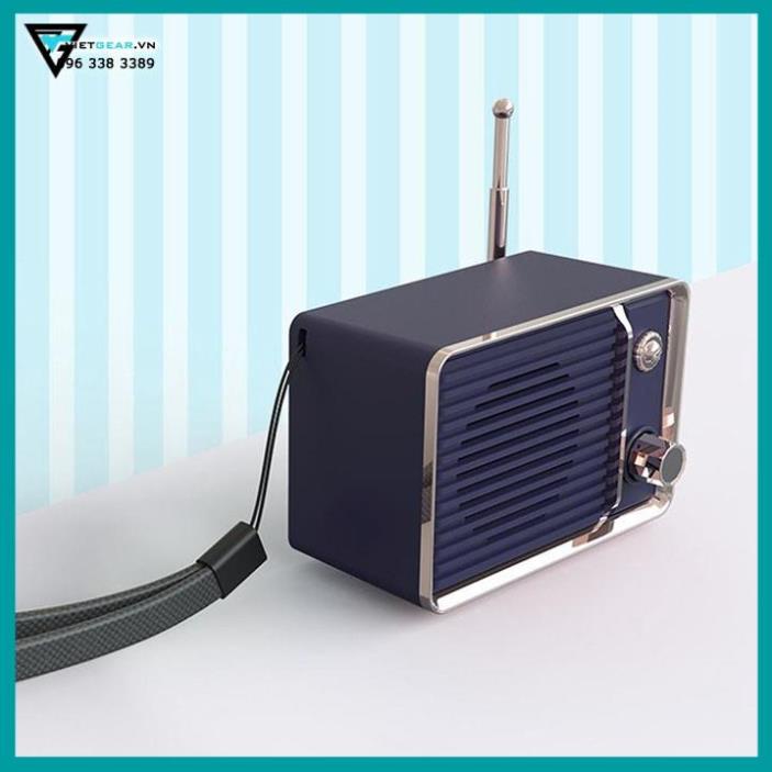 Loa Vintage DW01 bluetooth 4.1 hình chiếc đài mini nhỏ gọn
