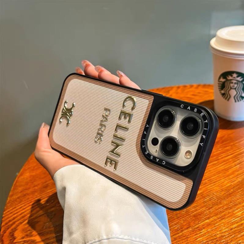 Ốp Điện Thoại Silicon Cứng Trang Trí Nhãn Kim Loại Mạ Vàng Sang Trọng Cho IPhone 11 12promax 13promax 14 Pro Max 11proma