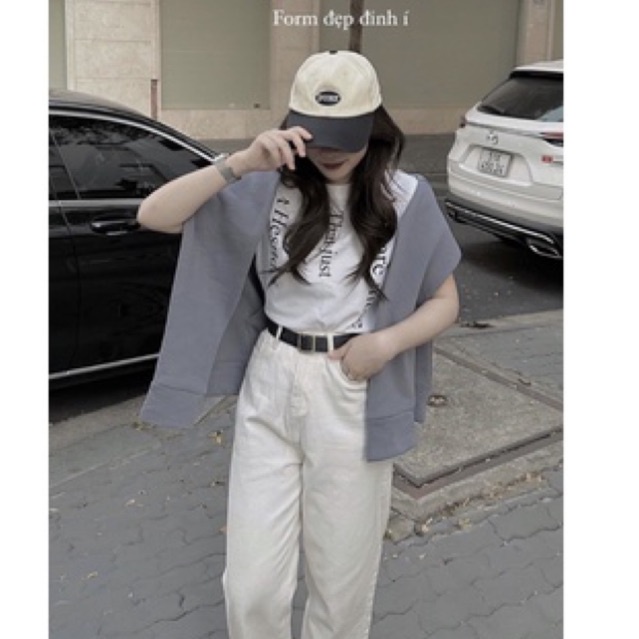 | 𝐉𝐮𝐬𝐭 𝐓𝐞𝐞 | Áo boxy fix Baby Tee.