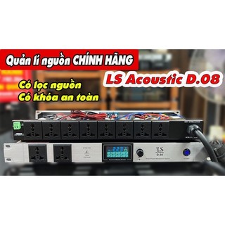 Quản lí nguồn CHÍNH HÃNG LS Acoustic D.08 | Có lọc nguồn và khoá an toàn