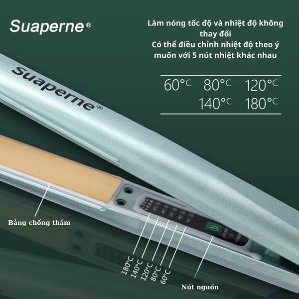 Máy là, máy duỗi tóc ion âm