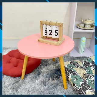 Bàn trà sofa 💜FREESHIP💜 Bàn decor kiểu ngồi bệt MINI 40*40cm decor phòng ngủ siêu xinh