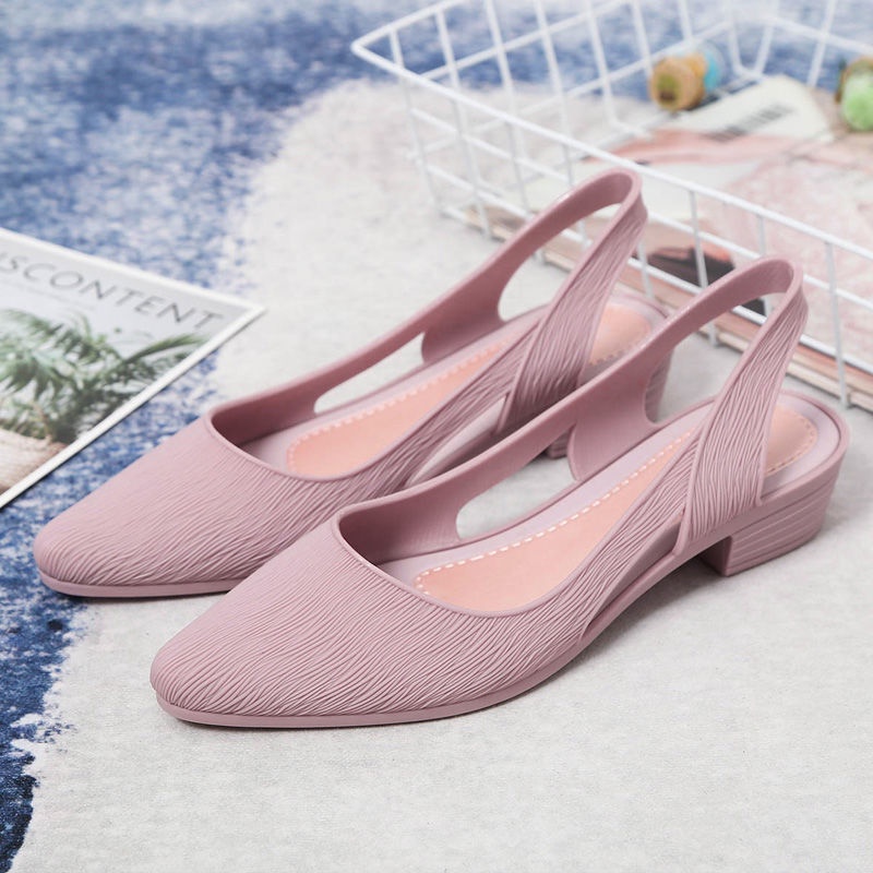 Giày Sandal Đế Dày Thời Trang Mùa Hè Hàn Quốc Cho Nữ