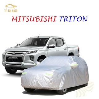 Bạt che phủ xe bán tải Mitsubishi Triton chống nắng mưa - bạt phủ ô tô 3 lớp chống nóng không thấm nước