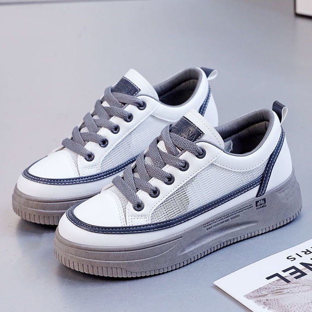 Giày Thể Thao Đế Dày Phối Lưới Mỏng Thoáng Khí Thời Trang Mùa Hè Cho Nữ