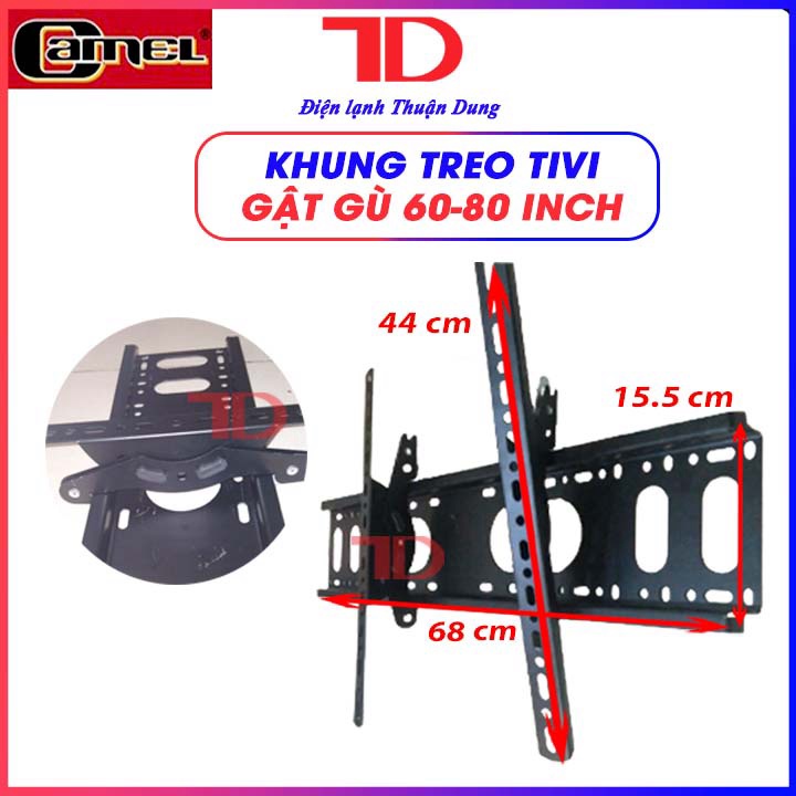 Khung treo TIVI cao cấp nghiêng từ 42-65 inch và 60-85 inch Camel CMN65
