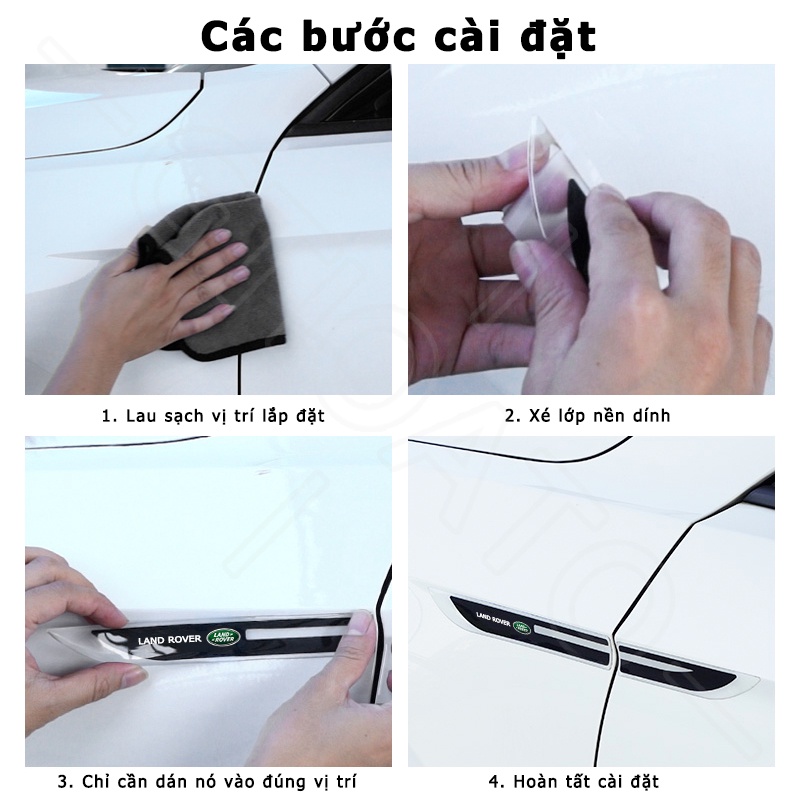 GTIOATO Huy Hiệu Xe Hơi MiếNg DáN Xe Trang Trí Ô Tô Cho Land Rover Defender