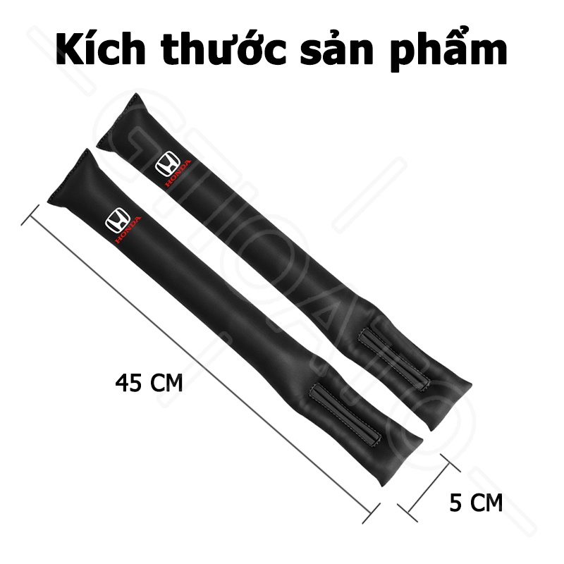GTIOATO Da Đệm Lót Khe Hở Ghế Ngồi Xe Hơi Phụ KiệN Xe HơI Cho Honda City Civic CRV Brio HRV Jazz Accord Odyssey Fit