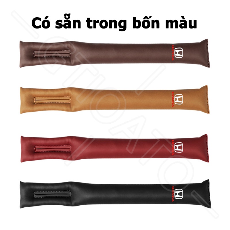 GTIOATO Da Đệm Lót Khe Hở Ghế Ngồi Xe Hơi Phụ KiệN Xe HơI Cho Honda City Civic CRV Brio HRV Jazz Accord Odyssey Fit