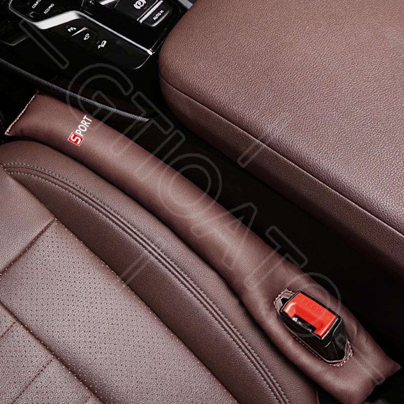 GTIOATO Cho Sport Da Đệm Lót Khe Hở Ghế Ngồi Xe Hơi Phụ KiệN Xe HơI Cho Audi A7 Q7 R8 RS6 RS7 Q5 A4 A8 A1 A5 A6 Q8 Q3 TT