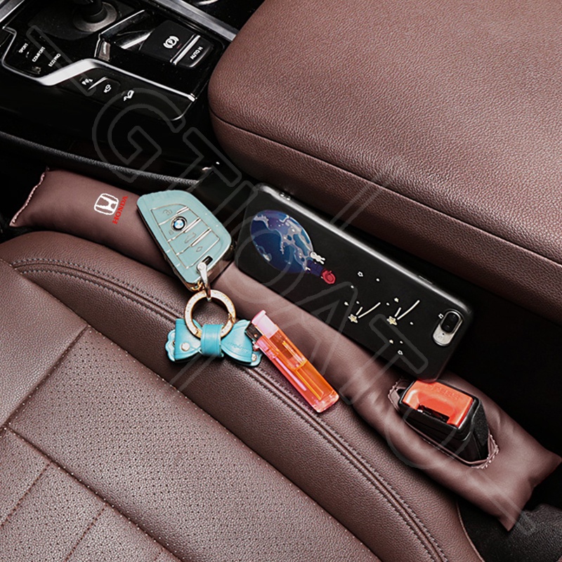 GTIOATO Da Đệm Lót Khe Hở Ghế Ngồi Xe Hơi Phụ KiệN Xe HơI Cho Honda City Civic CRV Brio HRV Jazz Accord Odyssey Fit