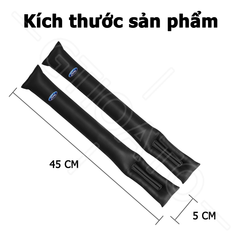 GTIOATO Da Thanh Cắm Khe Hở Ghế Ô Tô Phụ Kiện Xe Hơi Cho Ford Ranger Focus Transit Territory Mustang Fiesta Everest Mondeo Ecosport
