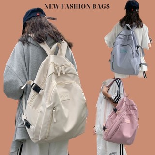 Balo ulzzang đi học thời trang cao cấp màu sắc basic độ bền cao chống thấm nước học sinh , sinh viên bl05