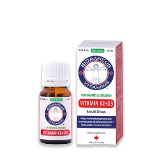 Vitamin K2+D3 BioAmicus 10ml (0M+) giúp bé tăng hấp thu calci