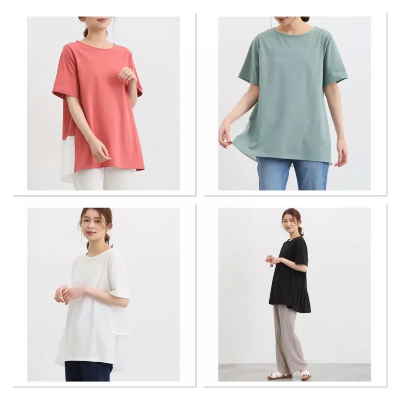 Áo thun dáng rộng xuất Nhật