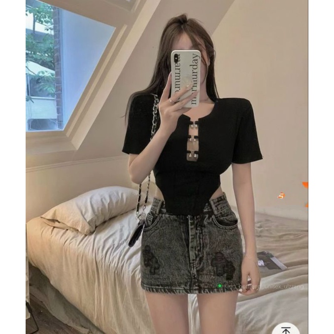 Áo Crop Big Size kg MS 04