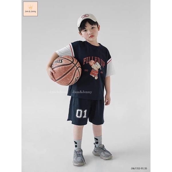 Bộ bóng rổ bé trai J&J
