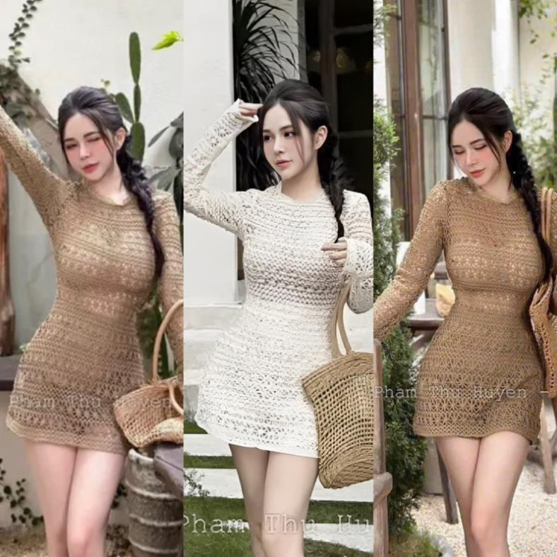 Set ren tầng babydoll phối quần short sexy