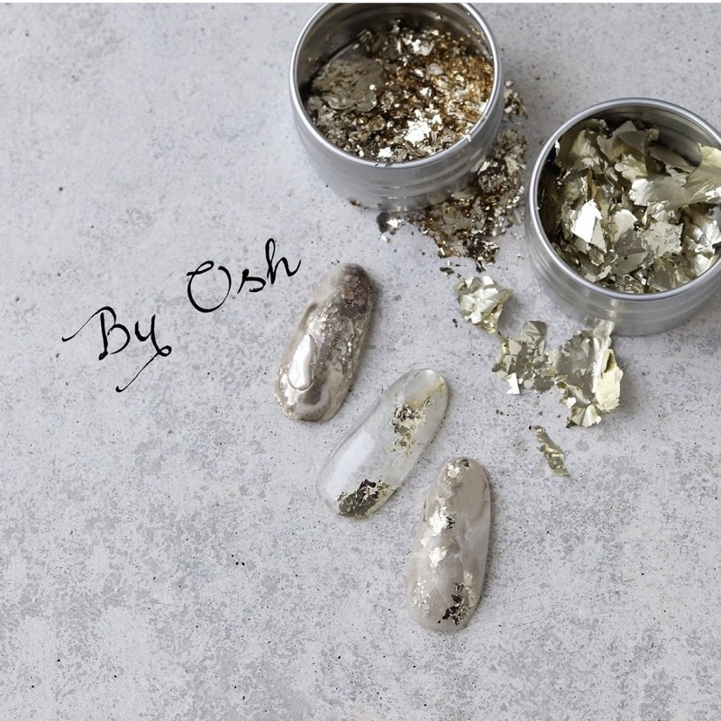 Giấy nhún tone Đài làm vân đá nail
