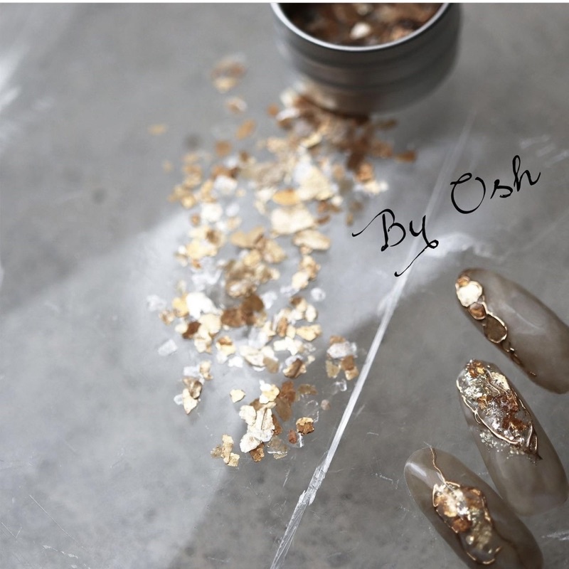 Giấy nhún tone Đài làm vân đá nail