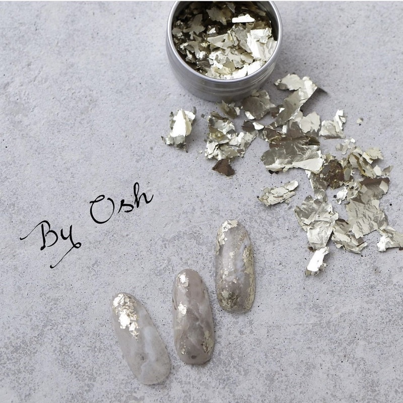 Giấy nhún tone Đài làm vân đá nail