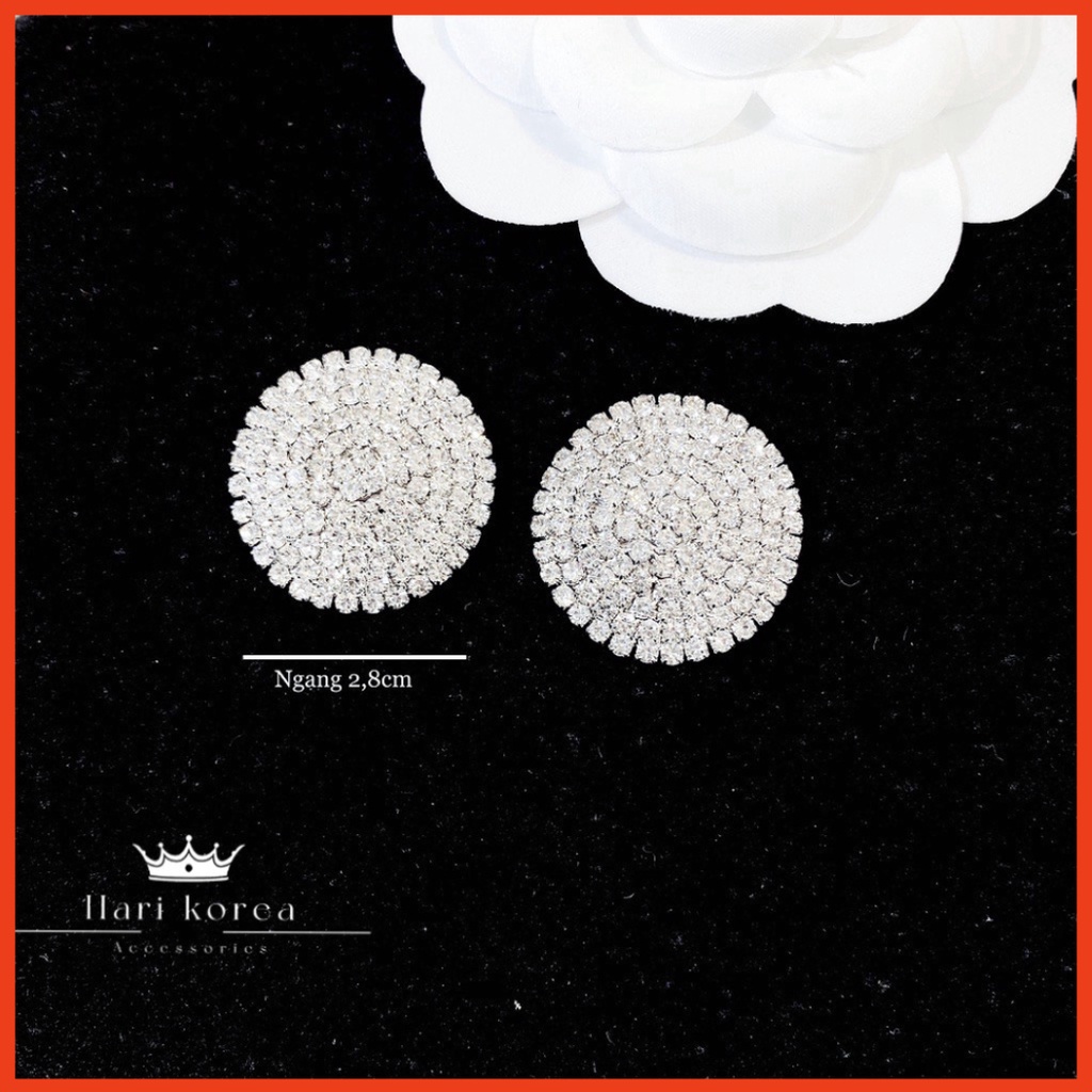 Bông tai bạc nữ 925 khuyên tai nữ xinh phụ kiện trang sức Shop Mai Phương Bùi