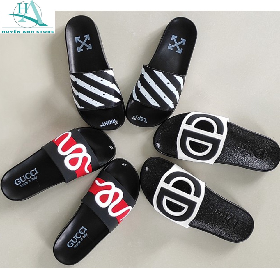 Dép giới tính QUai NGang OFF White hot trend 2021