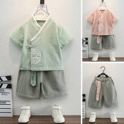 ✿ có hàng sẵn ✿ set đồ bé trai hàn quốc Bộ Hán Phục Mỏng Thời Trang Mùa Hè Dành Cho Bé Trai#39; s Cô Gái Dân Tộc Cổ Điển Mùa Hè Mỏng &#Bộ Quần Áo Phong Cách Trung Hoa Cho Bé Cỡ 39